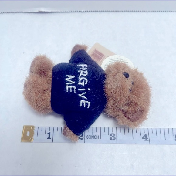 Vintage Retired Boyds Bear Mini Forgive me plush bear 4” - Picture 9 of 10